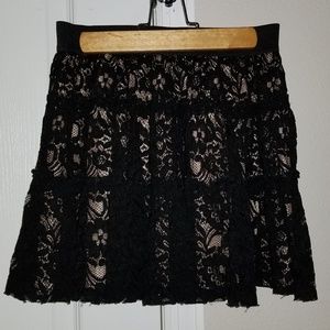 SALE 3×$20! XXI NWOT Lacey Black Skirt